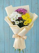 Букет цветов из:  Хризантемы в Козет