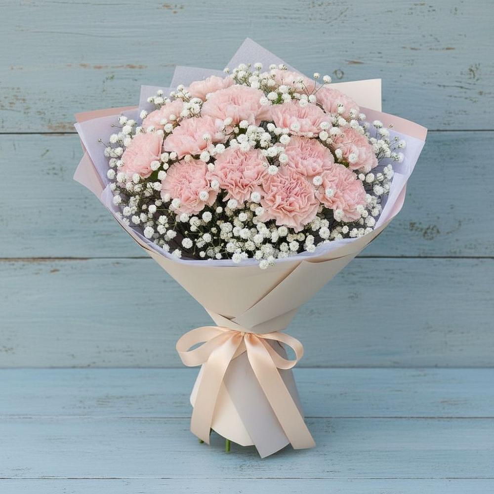 Букет цветов из: Гвоздики в Козет