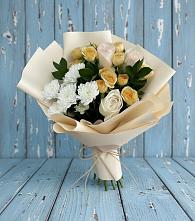 Букет цветов из:  Розы и Хризантемы в Козет