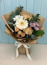 Букет цветов из:  Герберы и Хризантемы в Козет