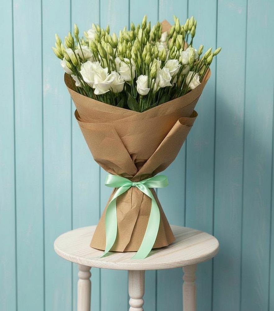 Букет цветов из: Лизиантусы в Козет