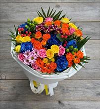 Букет цветов из:  Розы и Хризантемы в Козет