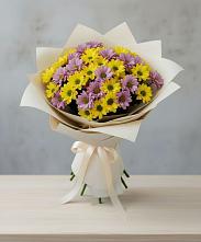 Букет цветов из:  Хризантемы в Козет