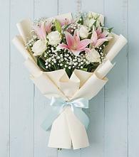 Букет цветов из:  Лилии в Козет