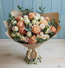 Букет цветов из:  Альстромерии и Розы #REPLACE_PRED# Козет